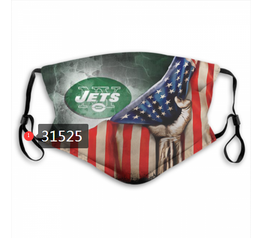 NFL 2020 New York Jets #61 Dust mask with filter